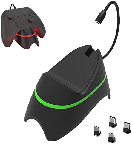Зарядно устройство за контролер Ermorgen, съвместима с Xbox One, Xbox Series X/S, PS5/PS4, контролер Switch Pro, Преносими