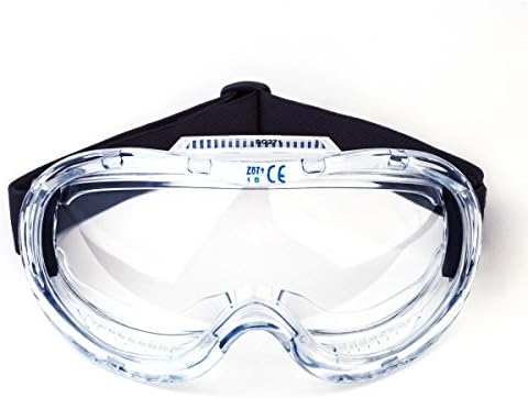 Защитни очила за лаборатория с широк преглед, одобрени TR Industrial за защита от замъгляване, одобрени от ANSI Z87.1