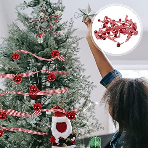 Коледни Изделия NUOBESTY Коледни Метални Звънчета На Шейна, Венец: Украса на Коледна Елха в Селски стил, Декоративна Гирлянда