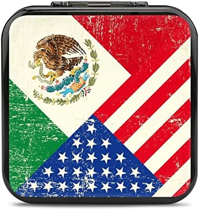 Калъф за игра на карти с флага на САЩ и Мексико за ключ с Индивидуален Дизайн Switch Lite Преносим Кутия За