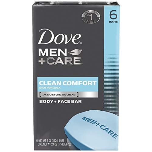 Шоколад Dove Men + Care Clean Comfort за лице и тяло, на 4 грама, 6 порции (опаковка от 2 броя)