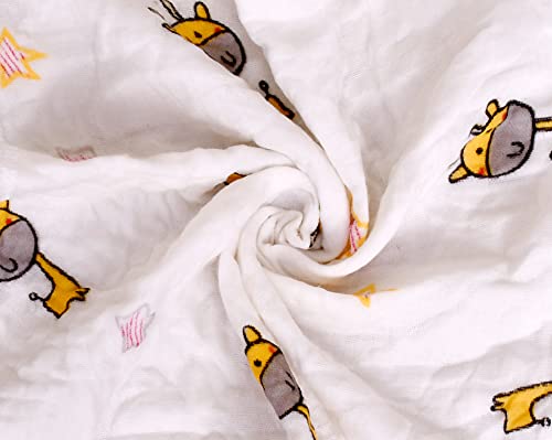 THE LITTLE LOOKERS� Меки Муслиновые кърпи /Гъба за новородени от органичен памук от 6 теми с доста произволни щампи