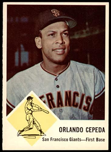1963 Fleur 64 Орландо Сепеда Сан Франциско Джайентс (Бейзболна картичка) EX/MT Джайънтс
