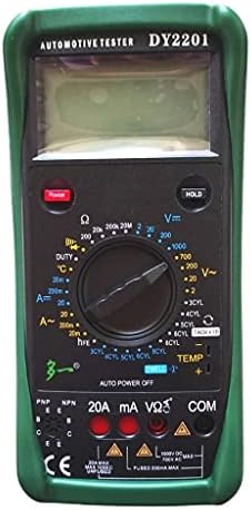 KXDFDC Цифров Автомобилен Тестер Мултицет 500-10000 об/мин Измерване на температурата на Ъгъла на затвора Multimetr DY2201
