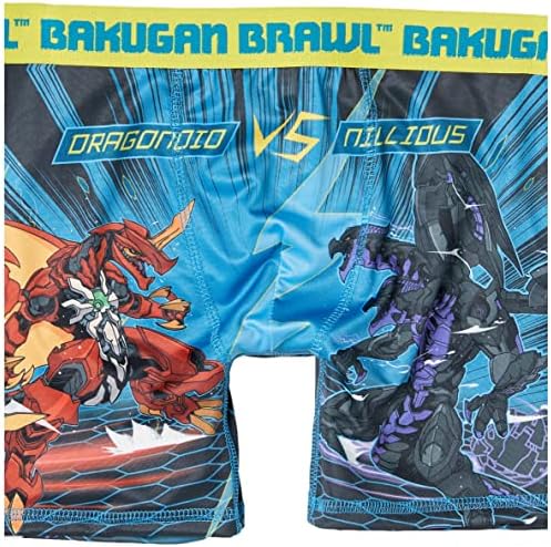 Спортни боксови гащи Bakugan Boys в 7 опаковки, 6, 8, 10 и 12 размери