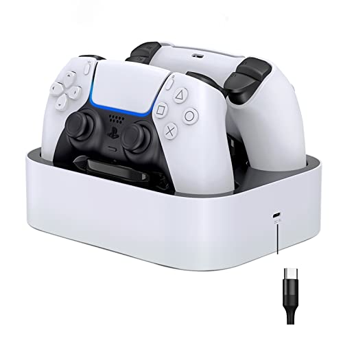 Зарядно устройство за PS5, зарядно устройство за контролер PS5 за Влакчета за зареждане на контролера DualSense Playstation 5,