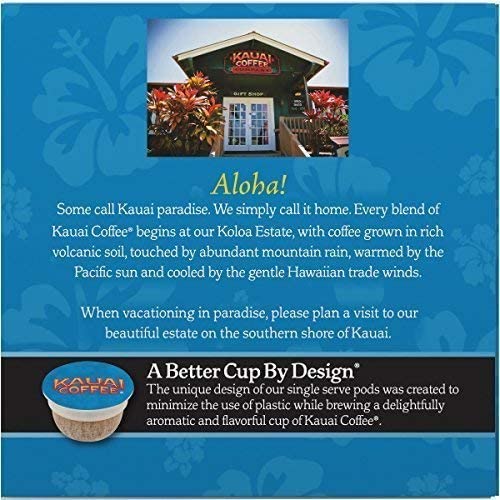 Kauai Кафе в капсули за една доза, кафе арабика, тъмна печене Na Pali Coast от най-големия производител на кафе