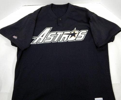 1994-96 Хюстън Астрос Люис 49 Използвана в игра Черна Риза 48 DP14986 - Използваните в играта тениски MLB
