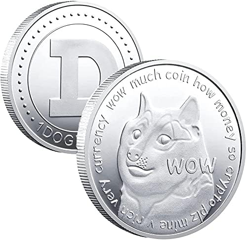 1бр Златна Монета Dogecoin Новост Забавен Интериор Възпоменателна Монета Златна Монета Дожа 2021 Нови Колектори Ограничена