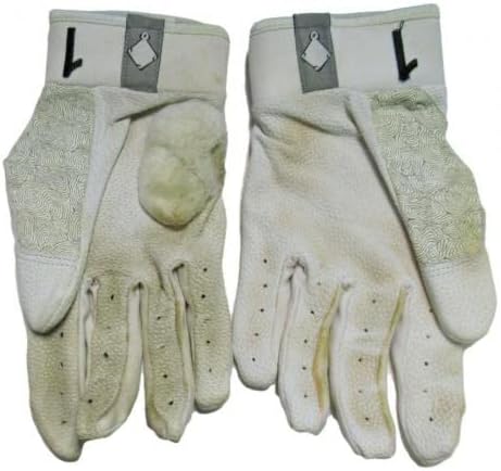 Употребявани Ръкавици за игра на Карлос Кореа Адидас White EQT, XL Чифт 77247 - MLB, употребявани Ръкавици За игра
