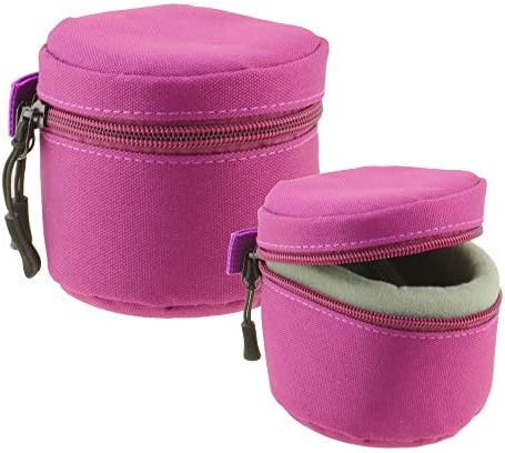 Водоустойчив калъф за обектива на камерата Navitech Purple, съвместим с Nikon AF-S NIKKOR 18-140 мм f / 3,5-5,6 G ED