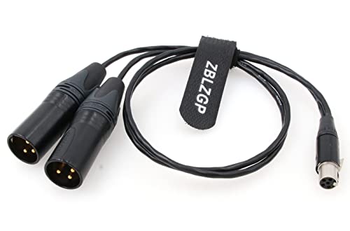 ZBLZGP Ambient Recording TA5F за да се свържете с Двойна 3-за контакт на кабел-адаптер XLR конектор