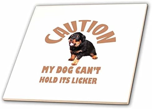 3. Внимателно, Кучето Ми Не може да Си Лизателя, Очарователен ротвайлер - Теракот (ct-371462-7)