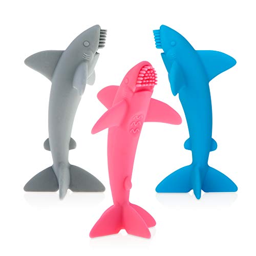 Масажна четка за Зъби Nuby Grooming Lil Shark, Цветове могат да се различават, 1 бр, 5