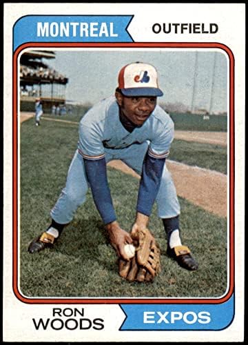 1974 Topps 377 Ron Woods Монреальские изложба (Бейзболна картичка) NM + Изложба