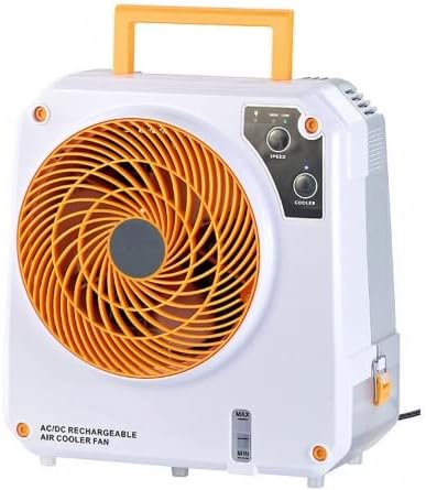 Изпаряване акумулаторна мини-хладен въздух, мобилен климатик (в оранжево)