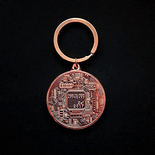 Творческа Възпоменателна Монета Bitcoin Виртуална Монета Bitcoin1 Метален Ключодържател Монета За Подарък Антични Копие