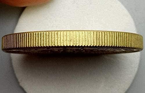 Франция Злато 1887 Париж 100 Франка Щастлив Ангел Месингови и Метални Копирни Монети за Копия Подарък за Него