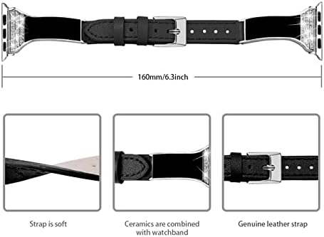 Блестящи въжета, съвместими с каишка на Apple Watch 38 мм 40 мм 41 мм 42 мм 44 мм 45 мм на 49 мм За жени, тънка каишка iwatch