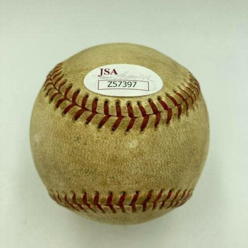 Бил Тери Джайентс 1922-1942 Подписа договор с Националната купа бейзбол Форд Фрика JSA COA - Бейзболни топки с автографи