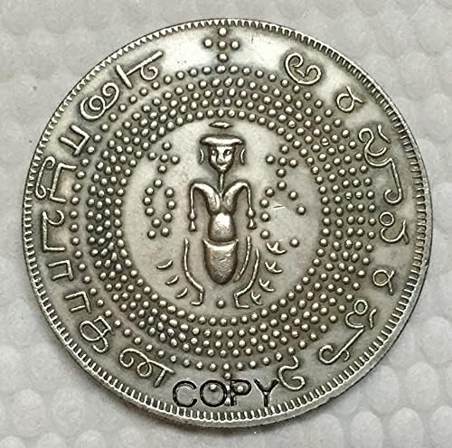 1807-1808 Индия-Британски монети под формата на 1/2 Пагода, Копие на 36,5 мм
