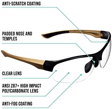 Защитни очила за стрелба с Girls with Guns Devotee, прозрачни лещи, със защита от надраскване/ замъгляване / виолетови,