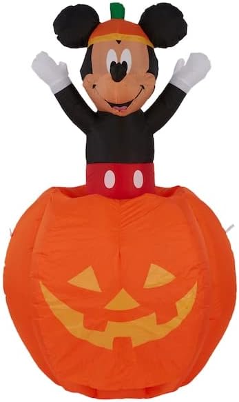 5-Крак Аниматронный Мики с подсветка и Приятели Мики Изскачат от Тиква Надуваем Happy Halloween