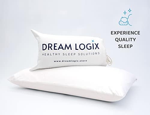 Комплект меки възглавници Dream Logix Talalay от естествен латекс - Спални места в ребрата и стомаха, на
