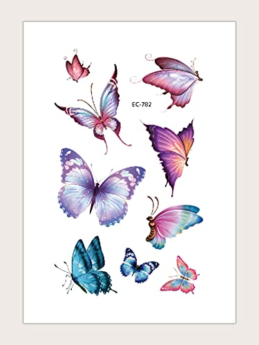 стикер Татуировка с изображение на пеперуда на 1 лист