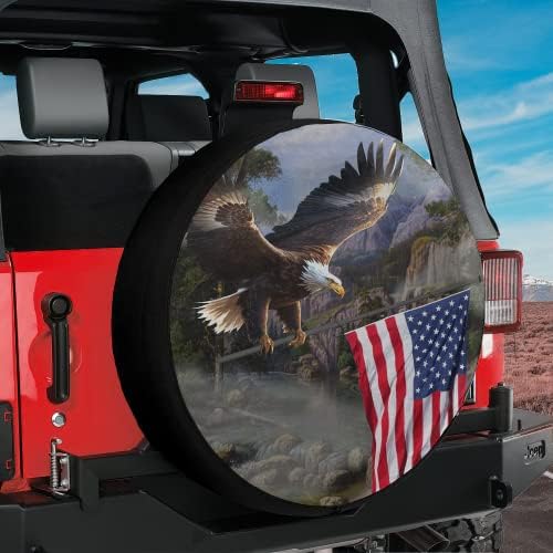Кутията с Резервна гума с флага на сащ Patriot Eagle Hold с Дупка за резервна камера или Без Него, на Кутията