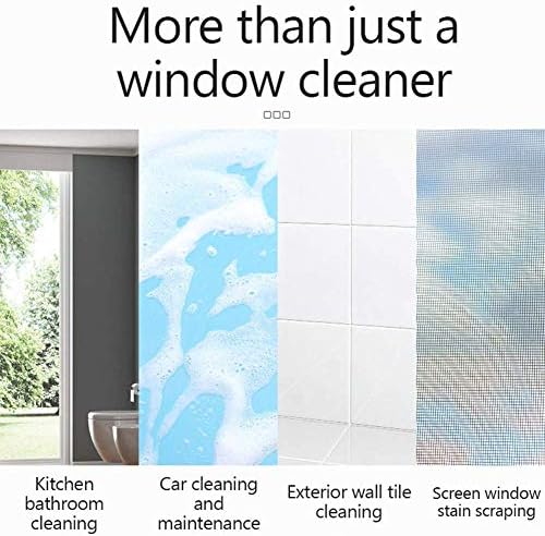 NZDY Спрей-Стъргалка За стъкла, Мултифункционален Стълб За Почистване на прозорци, Комплект за Двойно Почистване на