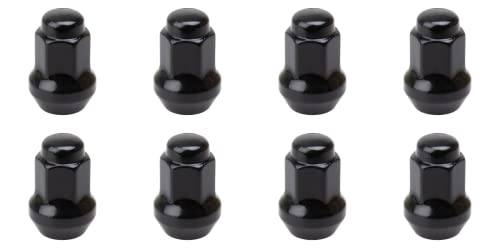 (8 опаковки) Гайка със Заострени връхчета Туск 3/8с глава 14 мм, Черен на цвят за Polaris RZR XP 900 2011-2014