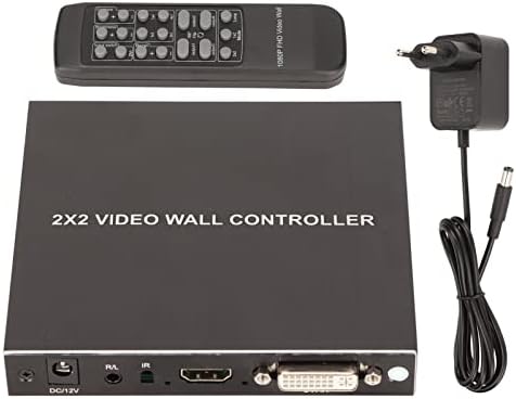Стенен Видеоконтроллер KOSDFOGE, монтиран на стената Видеоконтроллер DVI TV, Въртящ се на 180 Градуса HD Мултимедиен