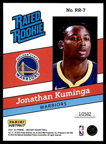 Баскетбол NBA 2021-22 Панини Запознати с мигновено рейтинг Ретро RR-7 Джонатан Куминга Тираж: 2502 RC