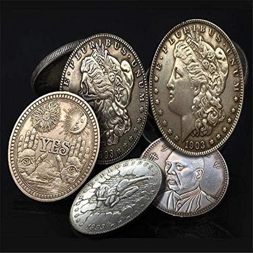 Колекция Възпоменателни монети Пират 1881 г., 3D Антични Възпоменателна Монета Морган, Копие Блуждающей Монети, Декорация
