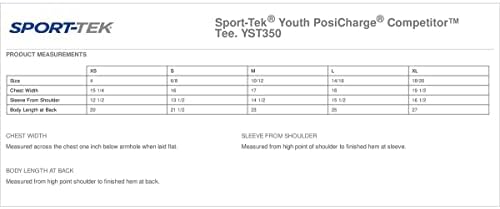 Спортна тениска за младежки състезания Tek. YST350
