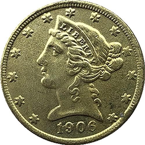 1906 Американски Монети Liberty Орел, Златна Криптовалюта, Любима Монета, Реплика, Възпоменателна Монета, Са Подбрани Монета,