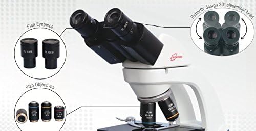 Модел Esaw Optscopes - Бинокъла микроскоп Supreme (с обективи Plan (с антигрибковым покритие, устойчиво на надраскване), оптична