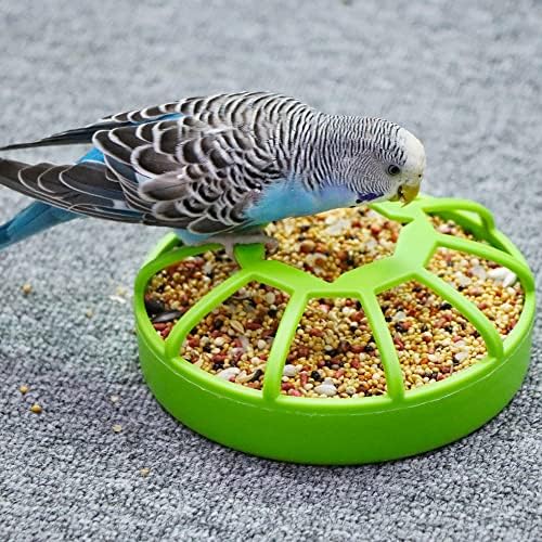 Малка Пластмасова Ясла за птици, Кутия за храна Папагал се Научава да има, Защита от Разливане, Защита от Переступания