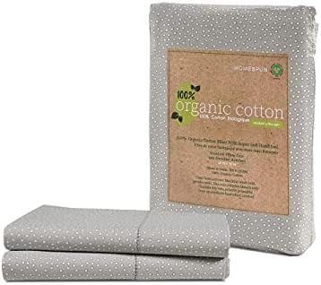 Калъфка за възглавница от органичен памук Lane Linen - Стандартен размер, Ултра Меки и хрупкави, с по-Хладно Перкалевого
