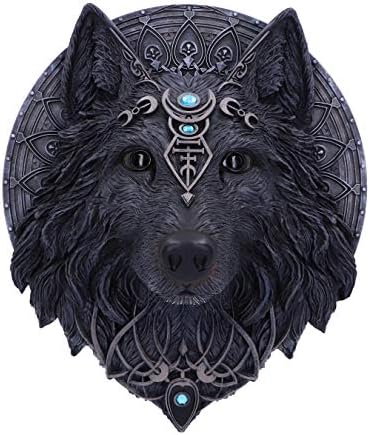 Стенни Табели Nemesis Now Dark Готически Magical Wolf Moon, Един Размер, Черен