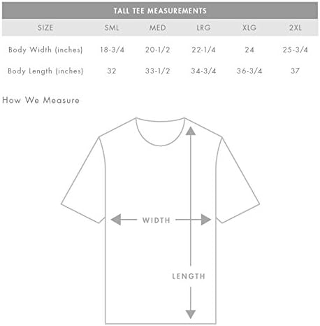 Мъжете по-дълги тениска Have It Tall от смесовой тъкан