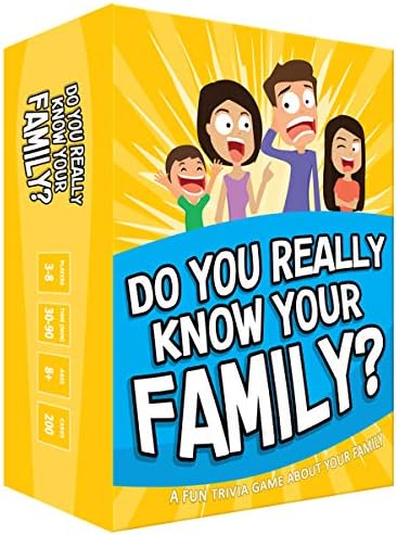 Вие наистина ли Си Семейство? Забавна семейна игра, изпълнена с започване на разговор и задачи - чудесно за деца, юноши и възрастни