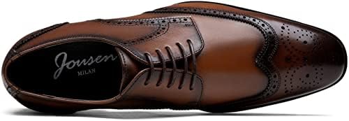 Jousen/ Мъжки Модел Обувки; Кожени Официални Бизнес Оксфордские Обувки в стил Дерби с перфорации тип Броги; Модела обувки в стил