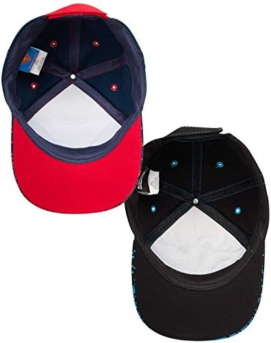 Бейзболна шапка Супергерой на диси Комикс за момчета от 2 опаковки 3D Супермен, Батман, Лигата на Справедливостта