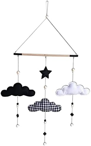Таван с Висящи Украшения Leefasy Nursery Ceiling Mobile Clouds за Детска Стая с Душ