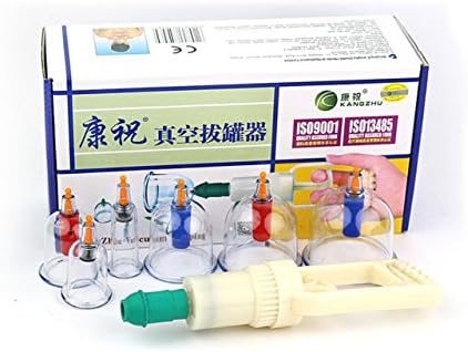 Комплект за Биомагнитной Китайската Баночной терапия Kangzhu KANGZHU6 от 6 Чаши, Многоцветен