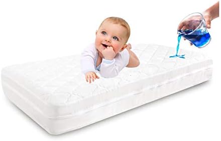 Протектор за матрак за детско креватче, Протектор на детския Матрак | Водоустойчив калъф за матрак За легло | Дишащ