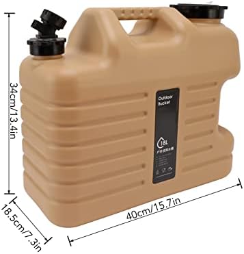 Контейнер за вода Yosoo 18L за нощуване на открито, подходящи за дома или за къмпинг на открито, преносим и практичен