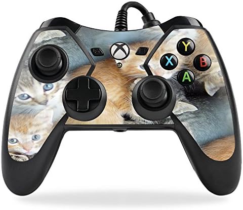 Кожата MightySkins е съвместим с калъф PowerA Pro Ex контролера на Xbox One, опаковка, етикет, скинове котенца